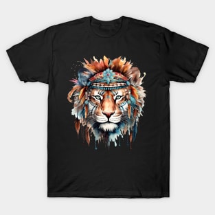 Watercolor Boho Tiger #1 T-Shirt